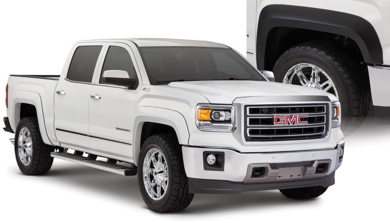 Load image into Gallery viewer, Bushwacker 14-15 GMC Sierra 1500 Extend-A-Fender Style Flares 4pc - Black
