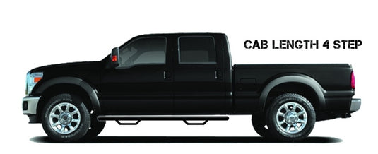 N-Fab Nerf Step 94-01 Dodge Ram 1500/2500/3500 Quad Cab 4 Door - Tex. Black - Cab Length - 3in