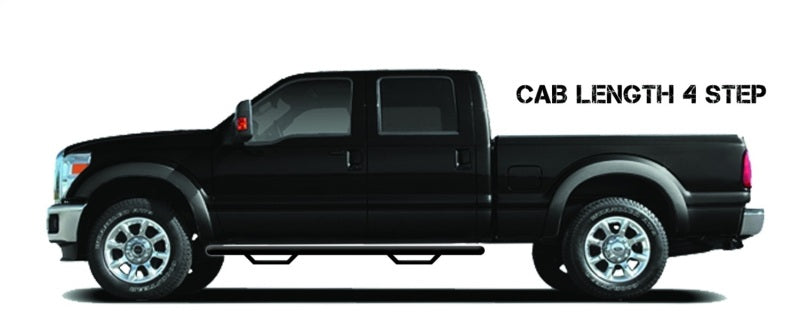 Load image into Gallery viewer, N-Fab Nerf Step 01-06 Chevy-GMC 1500/2500/3500 Crew Cab - Gloss Black - Cab Length - 3in
