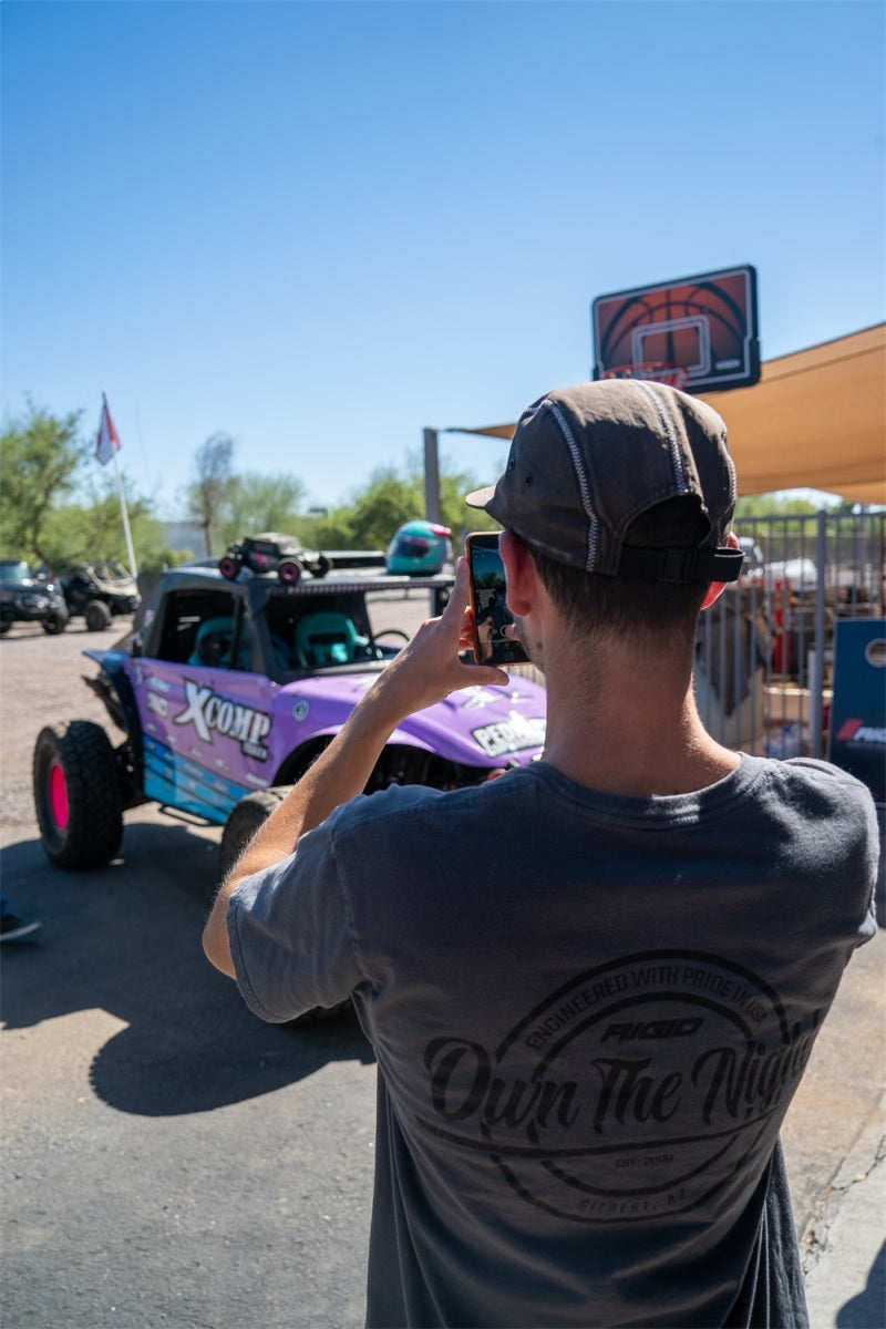 Load image into Gallery viewer, Rigid Industries x SHREDDY 360-Series 4in Lights w/Wt Bcklght (2) + 6 Covers (2 Pink/2 Teal/2 Blk)
