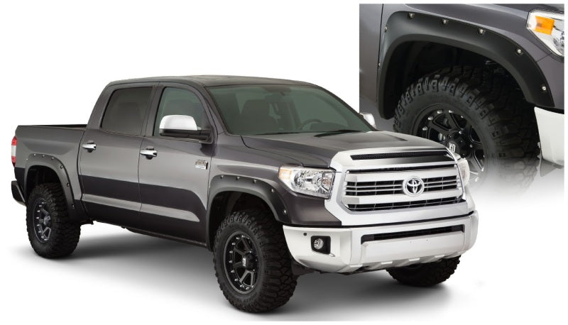 Load image into Gallery viewer, Bushwacker 14-18 Toyota Tundra Fleetside Pocket Style Flares 4pc 66.7/78.7/97.6in Bed - Black
