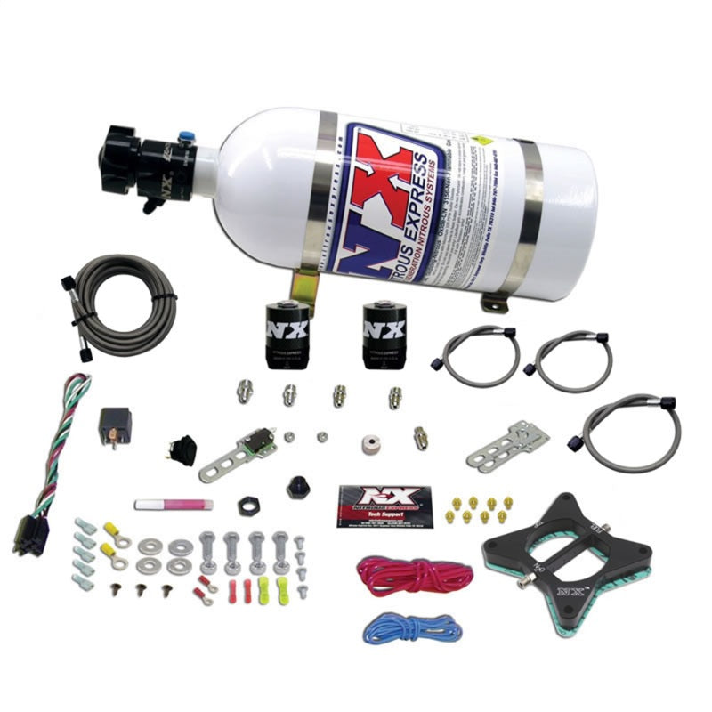 Load image into Gallery viewer, Nitrous Express 96-04 Ford Mustang 4.6L 2 Valve Nitrous Plate Kit w/10lb Bottle
