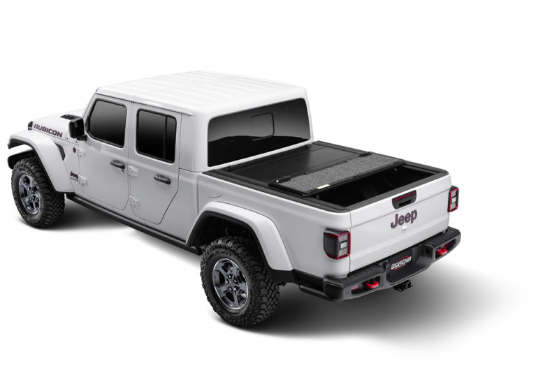 Load image into Gallery viewer, UnderCover 2020 Jeep Gladiator 5ft Ultra Flex Bed Cover - Matte Black Finish
