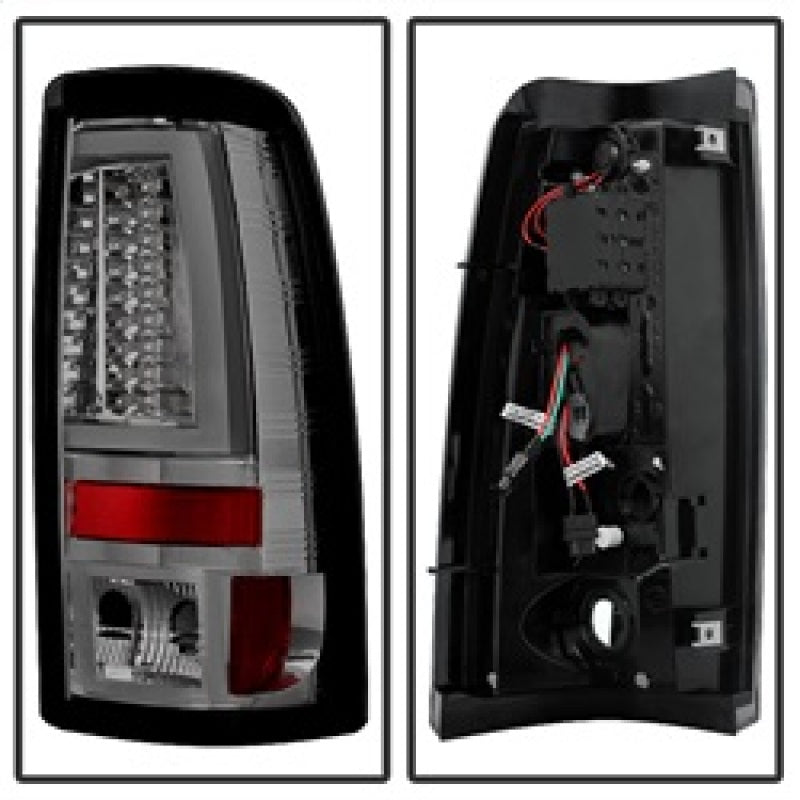Load image into Gallery viewer, Spyder Chevy Silverado 1500/2500 03-06 Version 2 LED Tail Lights - Smoke ALT-YD-CS03V2-LED-SM
