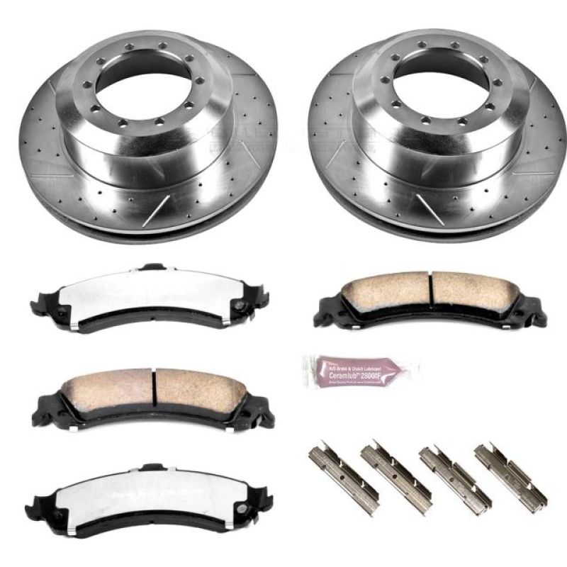 Load image into Gallery viewer, Power Stop 2005 Chevrolet Silverado 1500 HD Rear Z36 Truck &amp; Tow Brake Kit
