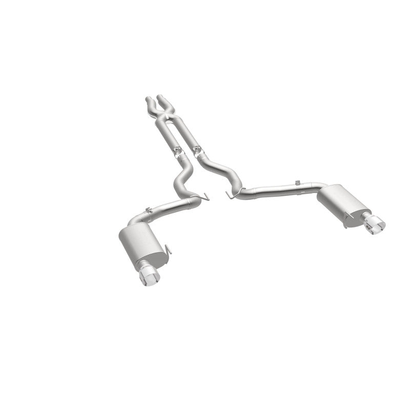 Load image into Gallery viewer, MagnaFlow Cat Back, SS, 3in, Street, Dual Split Polished 4.5in Tips 2015 Ford Mustang GT V8 5.0L
