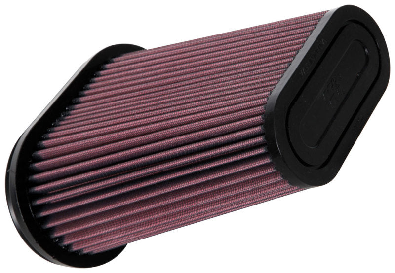 Load image into Gallery viewer, K&amp;N Universal Unique Air Filter 7.5in X 4.5in Base x 5.5in X 2.5in Top x 9in Height
