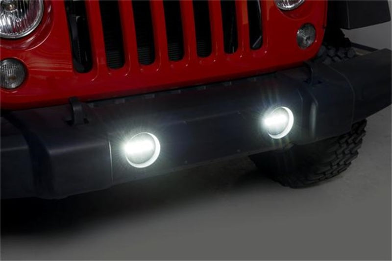 Load image into Gallery viewer, Putco 10-18 Jeep Wrangler JK - Luminix High Power LED Fog Lamps - 1 (Pair) - 2400LM
