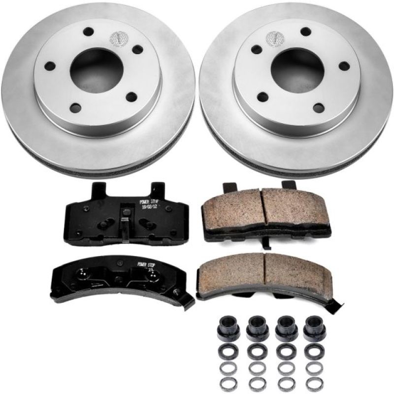 Load image into Gallery viewer, Power Stop 94-99 Dodge Ram 1500 Front Z17 Evolution Geomet Coated Brake Kit
