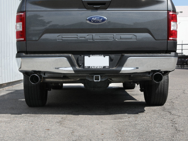 Load image into Gallery viewer, aFe Vulcan Series 3in 304SS Cat-Back w/ Black Tips 15-20 Ford F-150 V6 2.7L/35L(tt) / V8 5.0L
