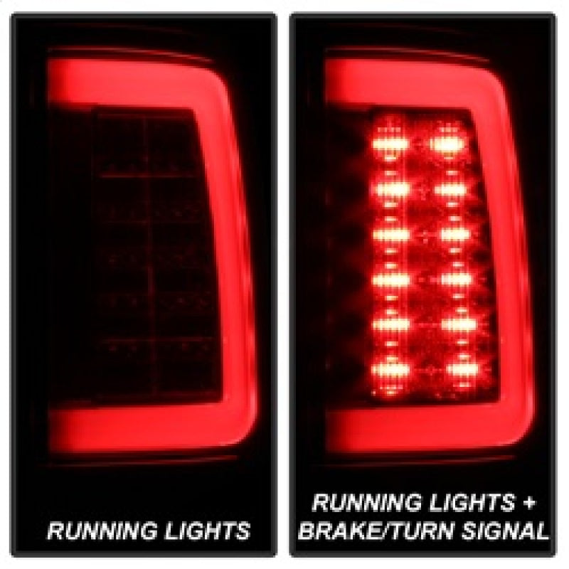 Load image into Gallery viewer, Spyder 13-14 Dodge Ram 1500 LED Tail Lights - Red Clear ALT-YD-DRAM13V2-LED-RC
