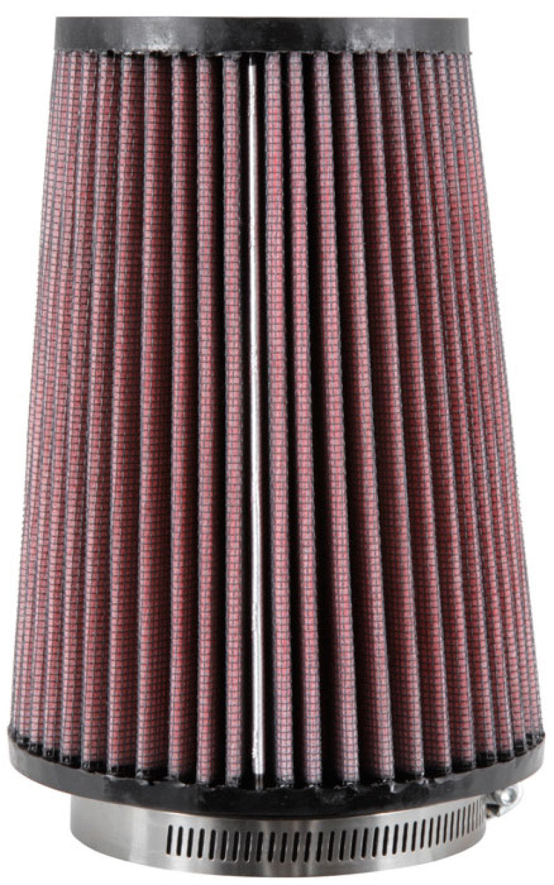 Load image into Gallery viewer, K&amp;N Universal Rubber Filter Round Tprd 3.313in Flange ID x 4.75in Base OD x 3.5in Top OD x 6.5in H
