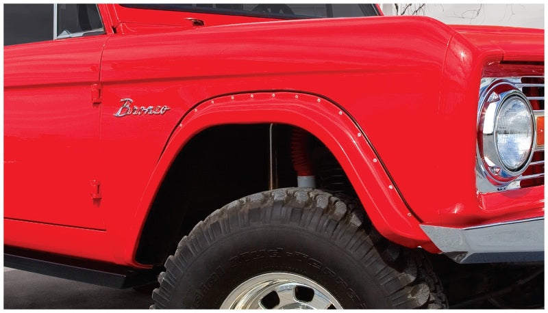 Load image into Gallery viewer, Bushwacker 66-77 Ford Bronco Cutout Style Flares 2pc - Black

