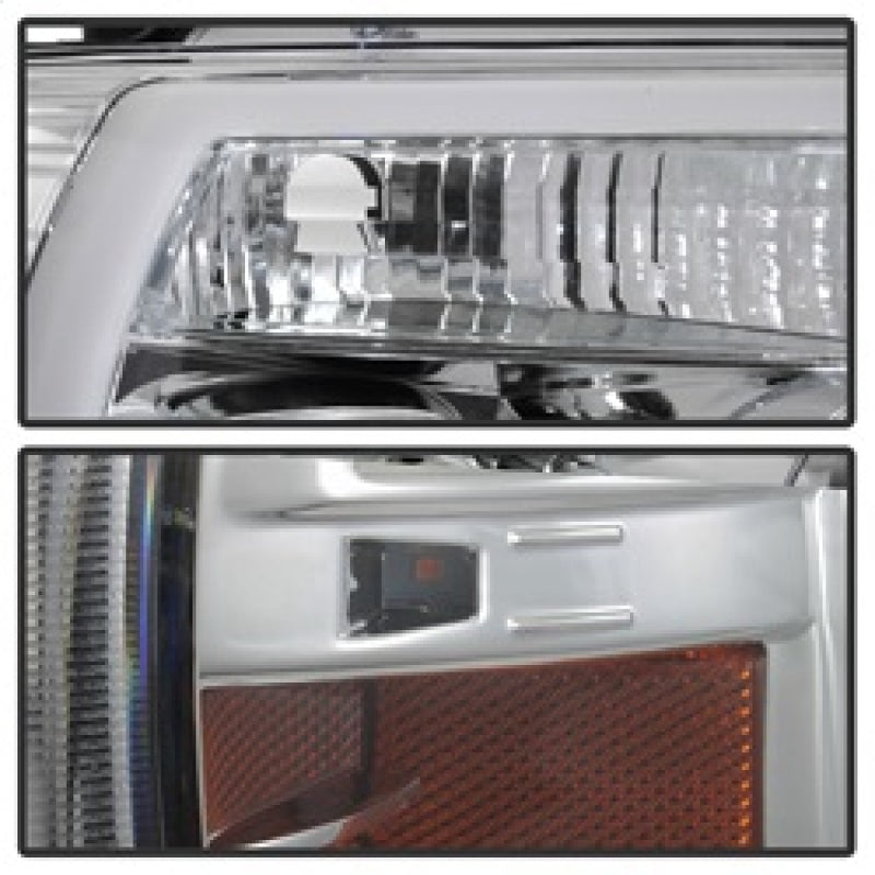 Load image into Gallery viewer, Spyder 04-08 Ford F-150 Light Bar Projector Headlights - Chrome (PRO-YD-FF15004V2-LB-C)
