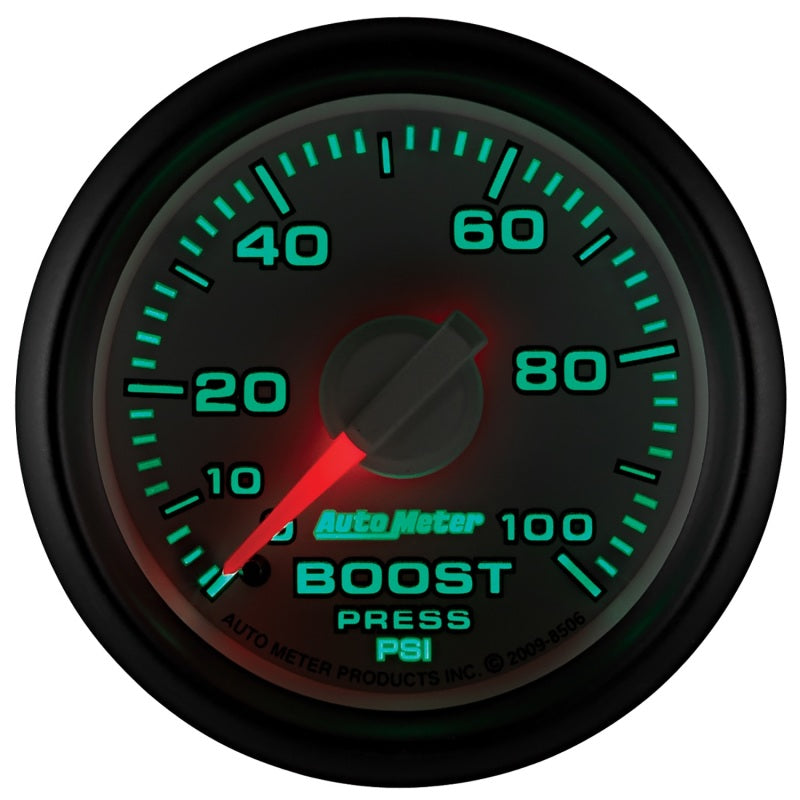 Load image into Gallery viewer, Autometer Factory Match 52.4mm Mechanical 0-100 PSI Boost Gauges 3 pressure Ranges
