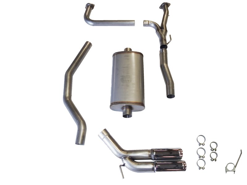 Load image into Gallery viewer, JBA 04-20 Nissan Titan 5.6L 304SS Pass Side Dual Exit Cat-Back Exhaust
