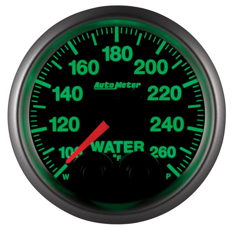 Load image into Gallery viewer, Autometer Elite Nascar 2-1/16in 100-260 Deg. F Water Temp. w/ Peak and Warn Gauge w/ Pro-Control
