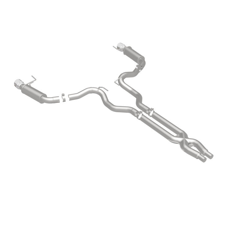 Load image into Gallery viewer, MagnaFlow Cat Back, SS, 3in, Competition, Dual Split Polished 4.5in Tips 2015 Ford Mustang GT V8 5.0
