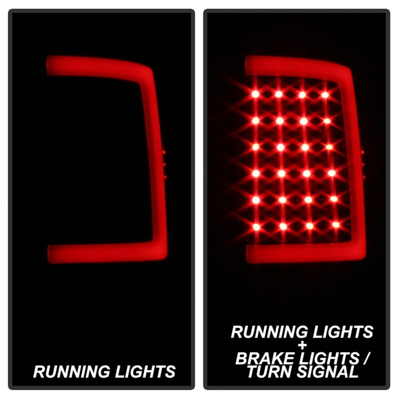 Load image into Gallery viewer, xTune 13-18 Dodge Ram 1500 (LED Model Only) LED Tail Lights - Blk Smk (ALT-ON-DRAM13V2-LBLED-BSM)
