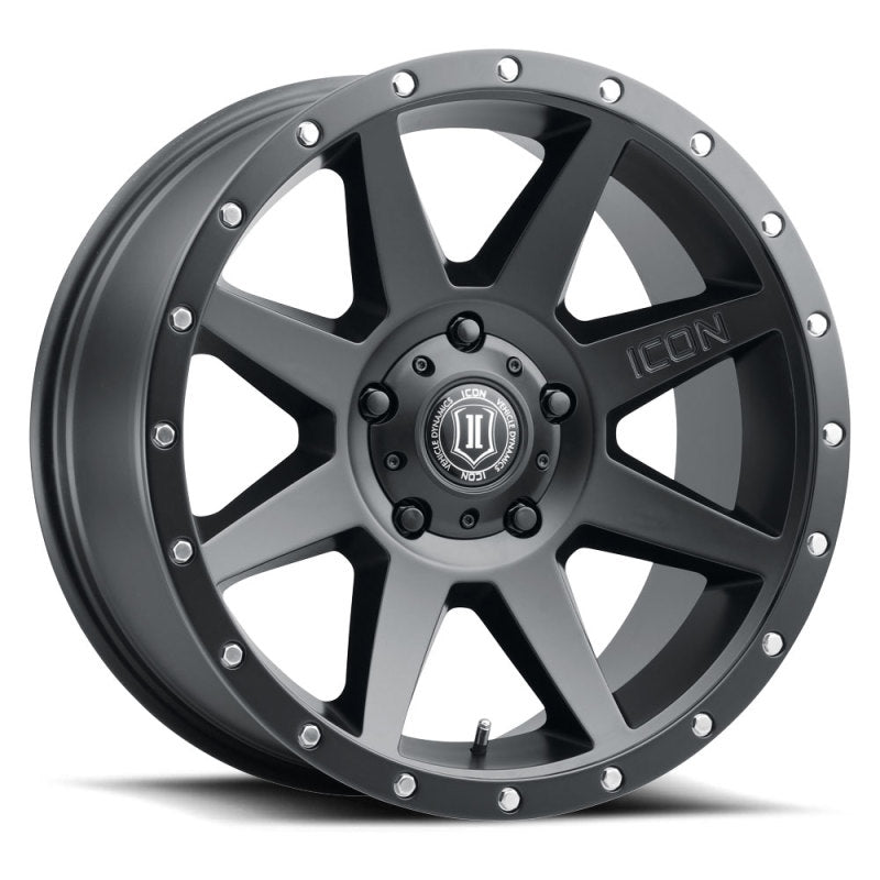 Load image into Gallery viewer, ICON Rebound 20x9 6x135 16mm Offset 5.625in BS Satin Black Wheel

