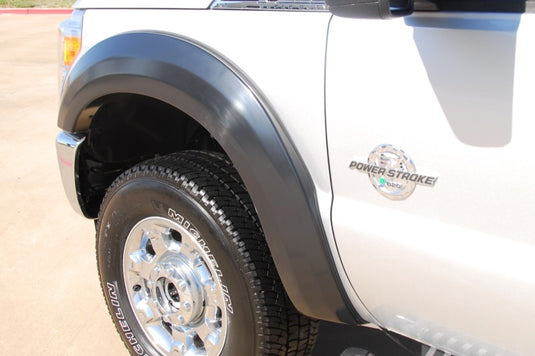 Lund 11-16 Ford F-250 Ex-Extrawide Style Smooth Elite Series Fender Flares - Black (4 Pc.)