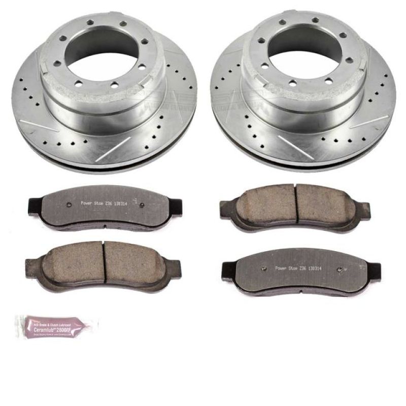 Load image into Gallery viewer, Power Stop 10-12 Ford F-350 Super Duty Rear Z36 Truck &amp; Tow Brake Kit
