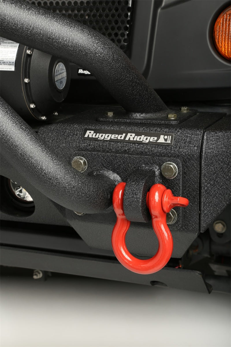 Load image into Gallery viewer, Rugged Ridge Red 7/8in D-Shackles
