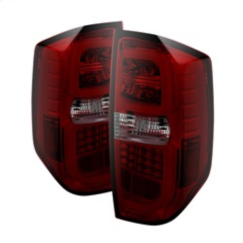 Load image into Gallery viewer, Spyder Toyota Tundra 2014-2016 Light Bar LED Tail Lights Red Smoke ALT-YD-TTU14-LED-RS
