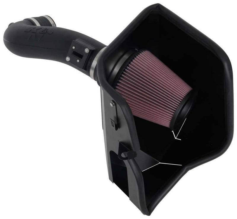 Load image into Gallery viewer, K&amp;N 2019+ Chevrolet 1500 5.3L / 6.2L V8 F/I Aircharger Performance Intake System
