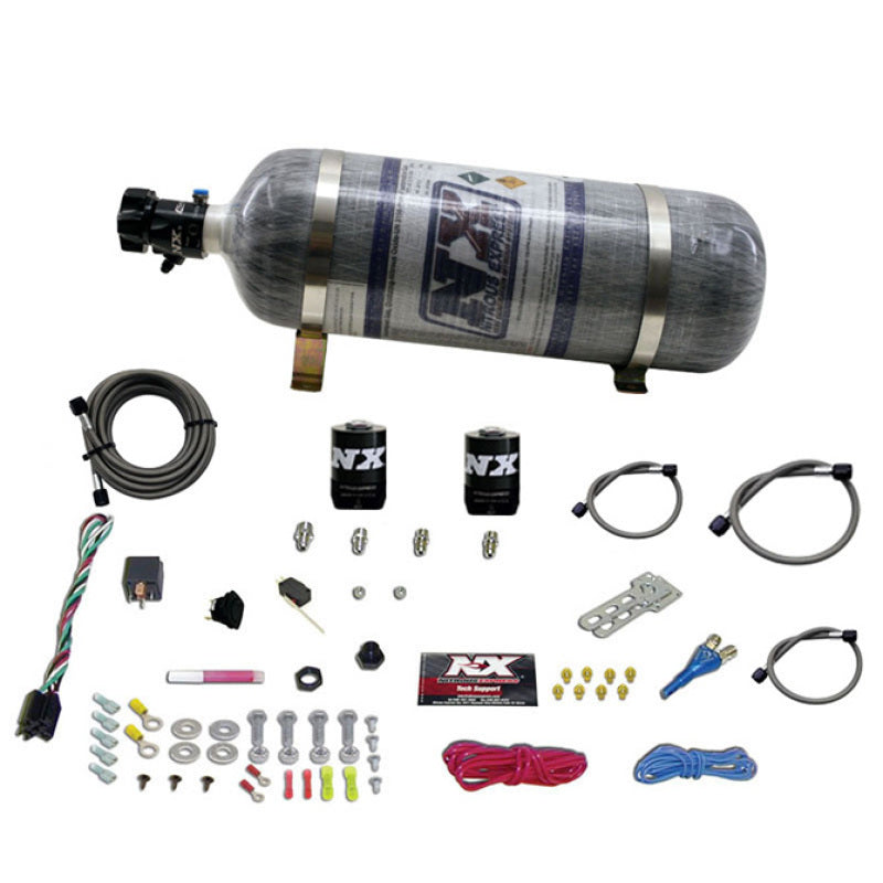 Load image into Gallery viewer, Nitrous Express Dodge EFI Race Single Nozzle Nitrous Kit (100-250HP) w/Composite Bottle
