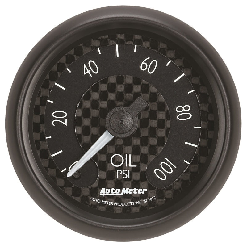 Load image into Gallery viewer, Autometer GT Series 52mm Mechanical 0-100 psi Oil Pressure Gauge
