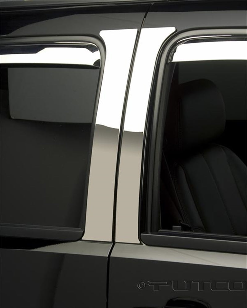 Load image into Gallery viewer, Putco 14-14 Chevrolet Silverado HD - (Ext Cab) - 4pcs Stainless Steel Pillar Posts Classic
