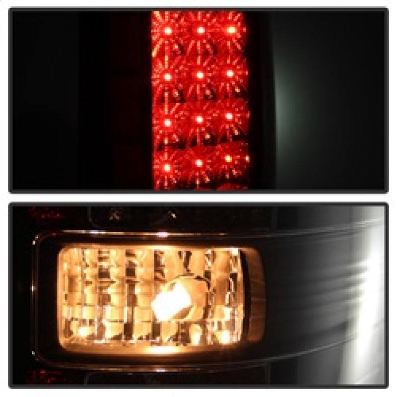 Load image into Gallery viewer, Spyder Ford F150 09-14 LED Tail Lights Black Smoke ALT-YD-FF15009-LED-BSM
