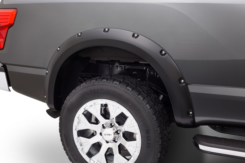 Load image into Gallery viewer, Bushwacker 04-15 Nissan Titan Pocket Style Flares 2pc 67.1/78.9/84/96in - Black
