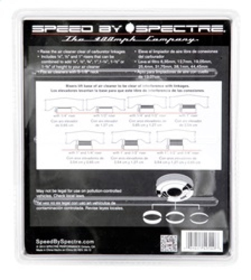 Load image into Gallery viewer, Spectre Air Cleaner Riser Kit - Black
