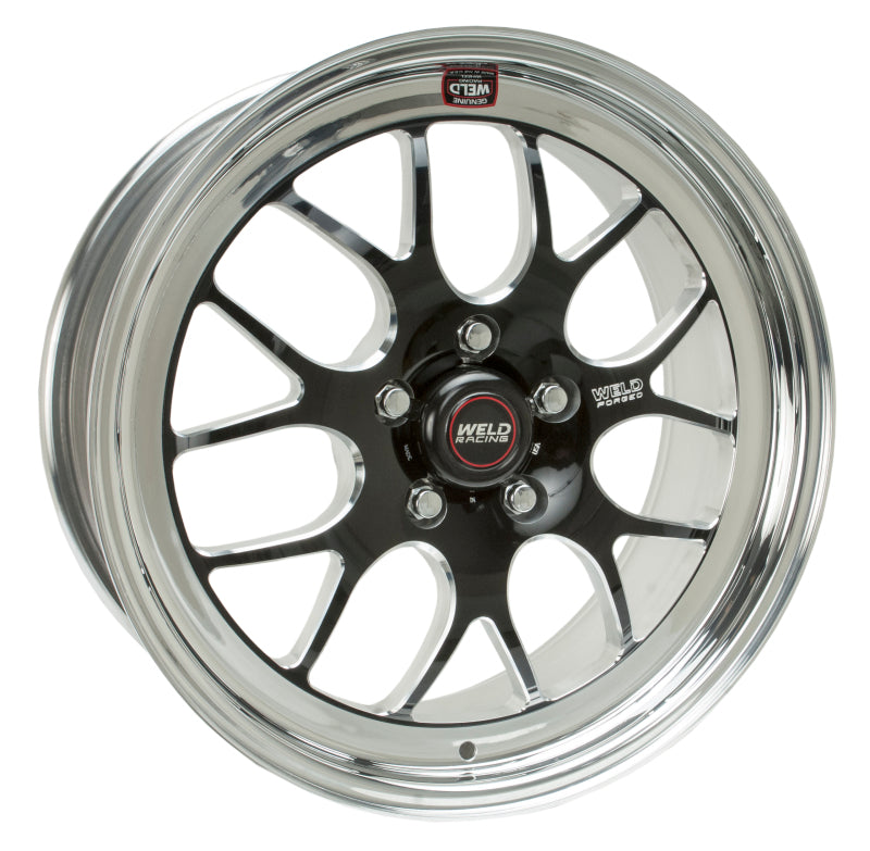 Load image into Gallery viewer, Weld S77 18x10 / 5x4.5 BP / 3.7in. BS Black Wheel (Medium Pad) - Non-Beadlock
