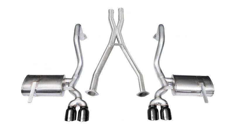 Load image into Gallery viewer, Corsa 1997-2004 Chevrolet Corvette C5 Z06 5.7L V8 Black Xtreme Cat-Back + XO Exhaust
