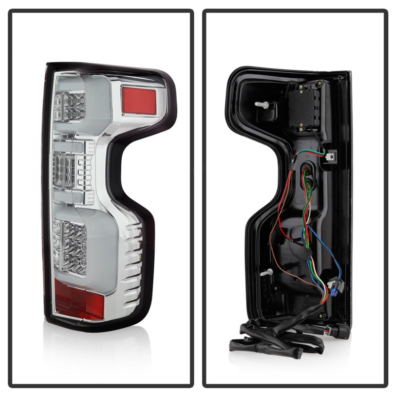 Load image into Gallery viewer, Spyder Chevy Silverado 19-20 (Do Not Fit Halogen Model) LED Tail Light - Chrome ALT-YD-CS19LED-C
