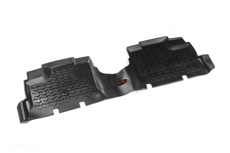 Load image into Gallery viewer, Rugged Ridge Floor Liner Rear Black 2007-2018 Jeep Wrangler Unlimited JK 4 Dr
