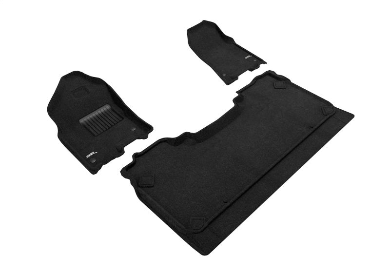 Load image into Gallery viewer, 3D MAXpider 19-22 Dodge Ram 1500 Crew Cab w Bucket Front Row Elegant 1st 2nd Row - Set (Black)
