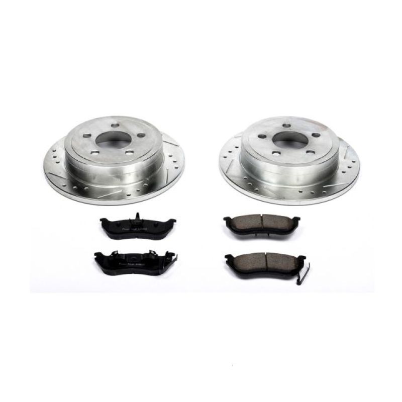 Load image into Gallery viewer, Power Stop 03-07 Jeep Liberty Rear Z23 Evolution Sport Brake Kit
