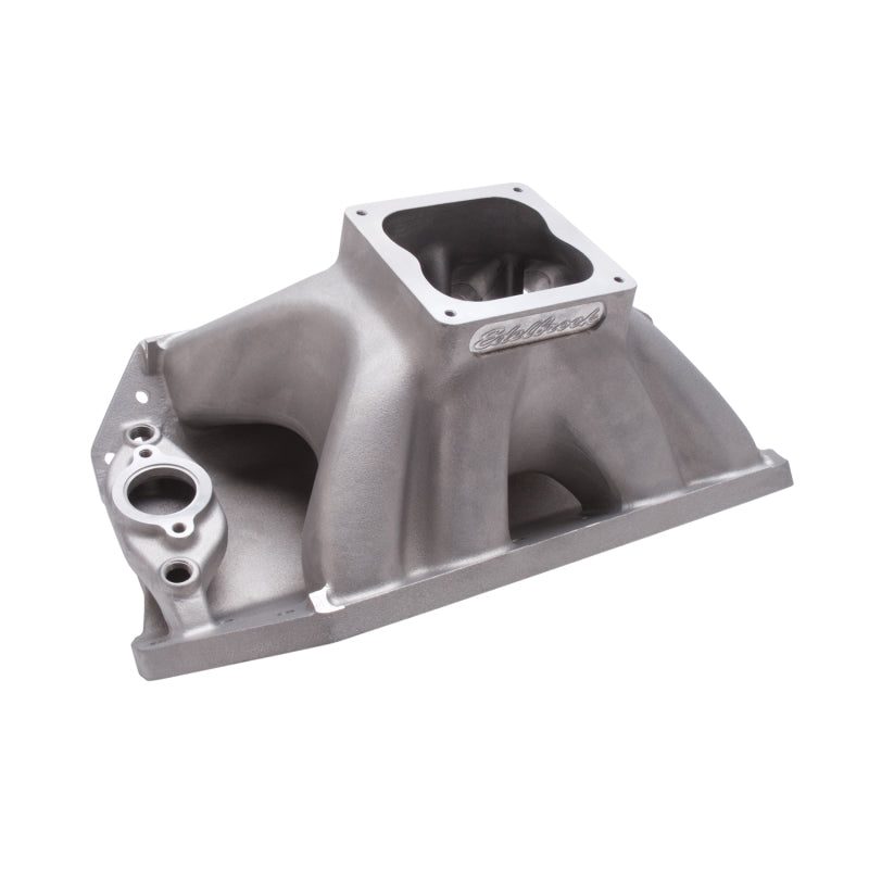 Load image into Gallery viewer, Edelbrock Manifold Big Victor II BBC w/ Edelbrock Profiler or Dart Big Chief Heads Dominator Flange
