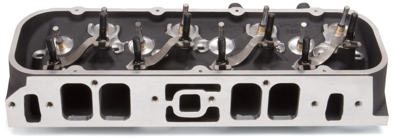 Load image into Gallery viewer, Edelbrock Single Marine BBC Rect Port Head w/ Valves
