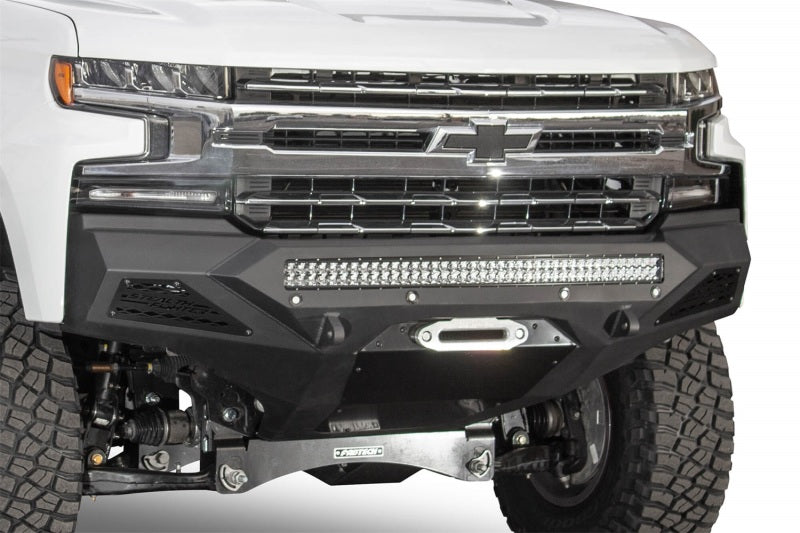 Load image into Gallery viewer, Addictive Desert Designs 2019 Chevrolet Silverado 1500 SF Front Bumper w/ Winch Mount&amp;Sensor Cutout
