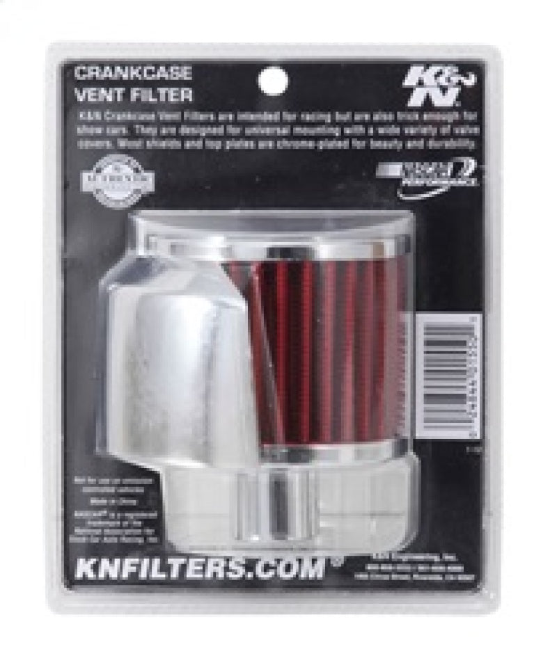 Load image into Gallery viewer, K&amp;N 1.00in Flange ID x 3in OD x 2.5in Height Vent Filter
