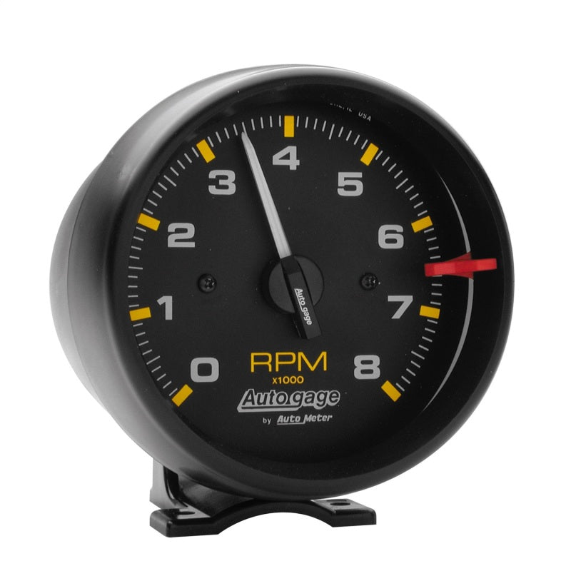 Load image into Gallery viewer, Autometer Autogage Black 8,000 RPM Pedestal Mount Tachometer
