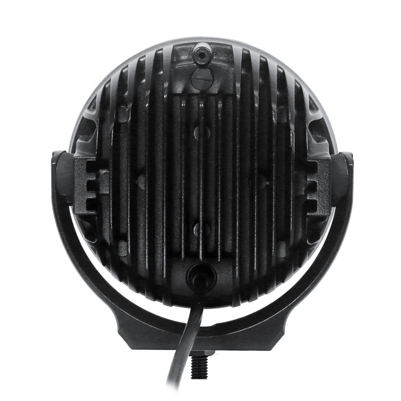 Load image into Gallery viewer, Go Rhino Xplor Bright Series Round LED Driving Light Kit w/DRL (Surface Mount) 6in - Blk (2 pc)
