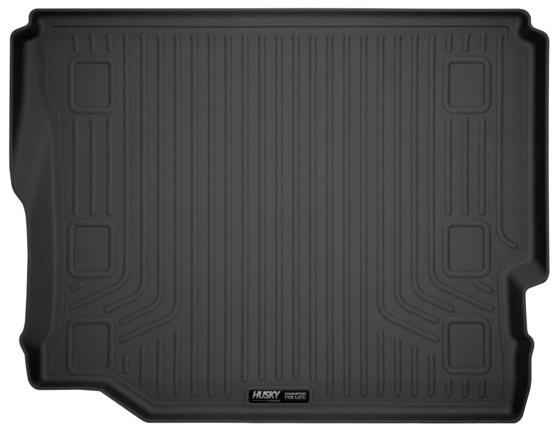 Load image into Gallery viewer, Husky Liners 19-24 Jeep Wrangler JLU (No Subwoofer) WeatherBeater Black Rear Cargo Liner
