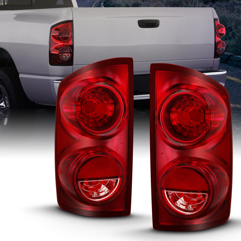 Load image into Gallery viewer, ANZO 2007-2009 Dodge Ram 1500 Tail Light Red Lens (OE)
