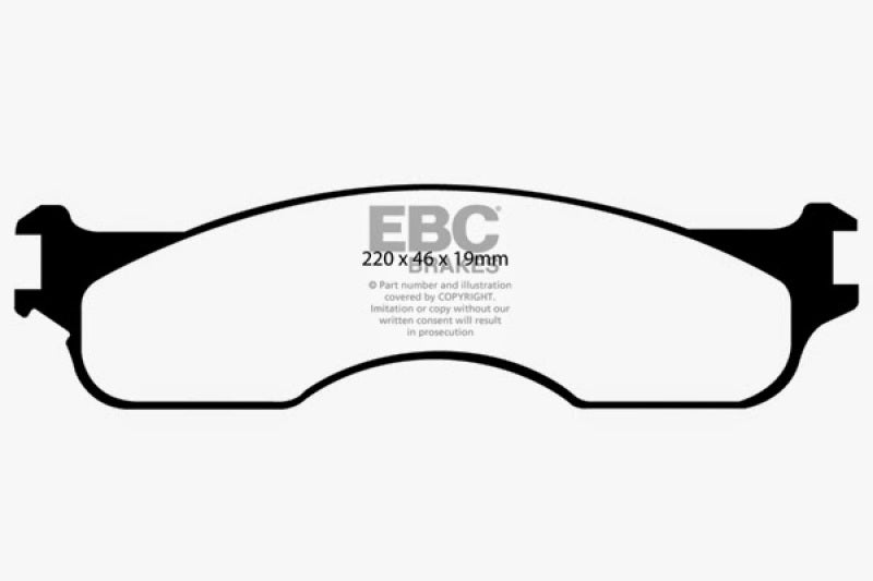 Load image into Gallery viewer, EBC 04 Dodge Ram SRT-10 8.3 Yellowstuff Front Brake Pads
